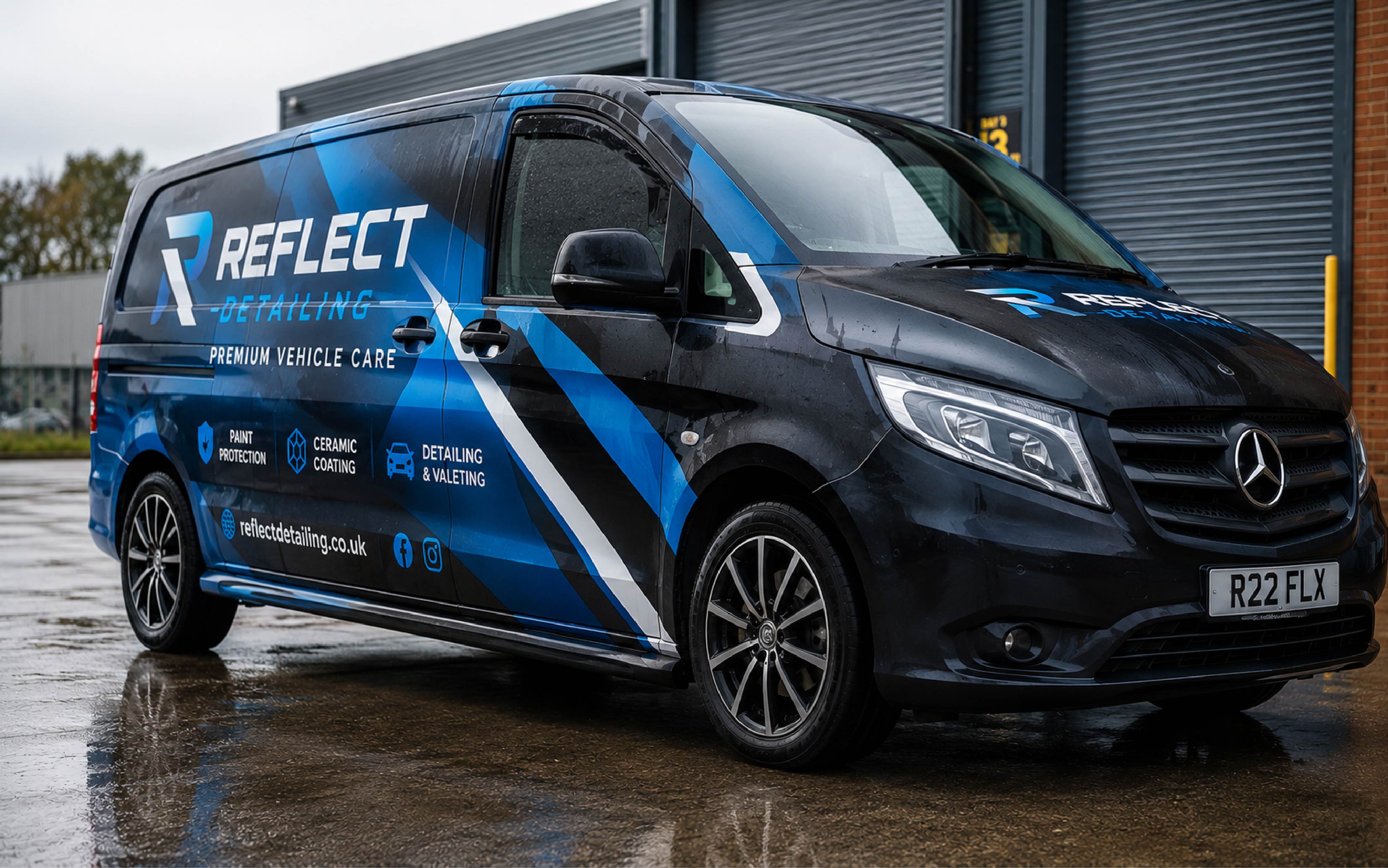 Professional van graphics and signwriting by AJW Vinyls Milton Keynes